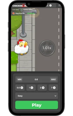 Capture 4 d'écran du site officiel Chicken Road
